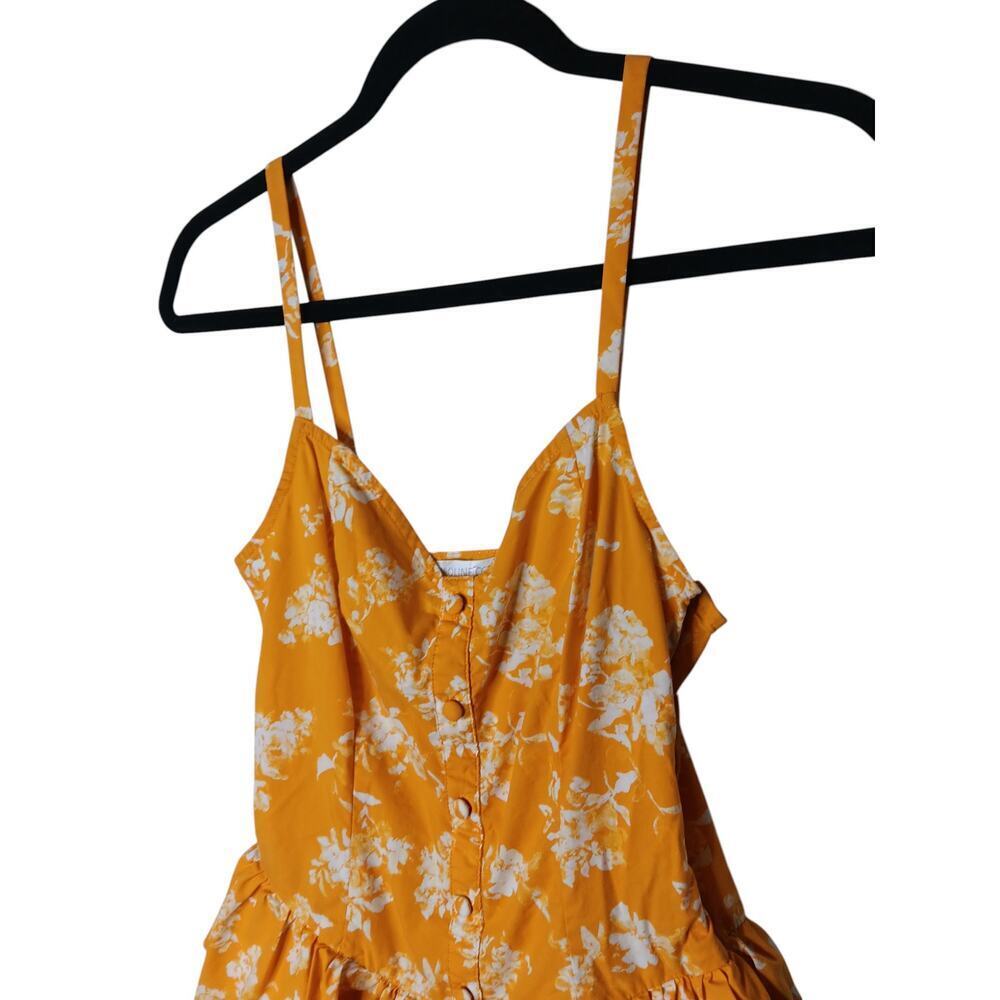 CAROLINE CONSTAS Orange floral cotton Arlette Romper SZ S - Picture 5 of 13